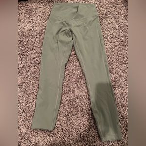 lululemon wunder under leggings 25” grey sage